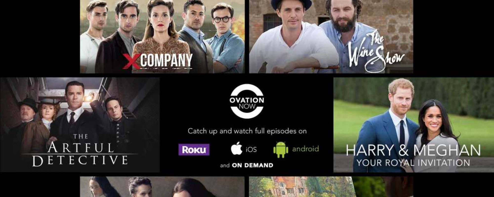 OVATION NOW APP LAUNCHES ON APPLE TV, ANDROID AND iOS