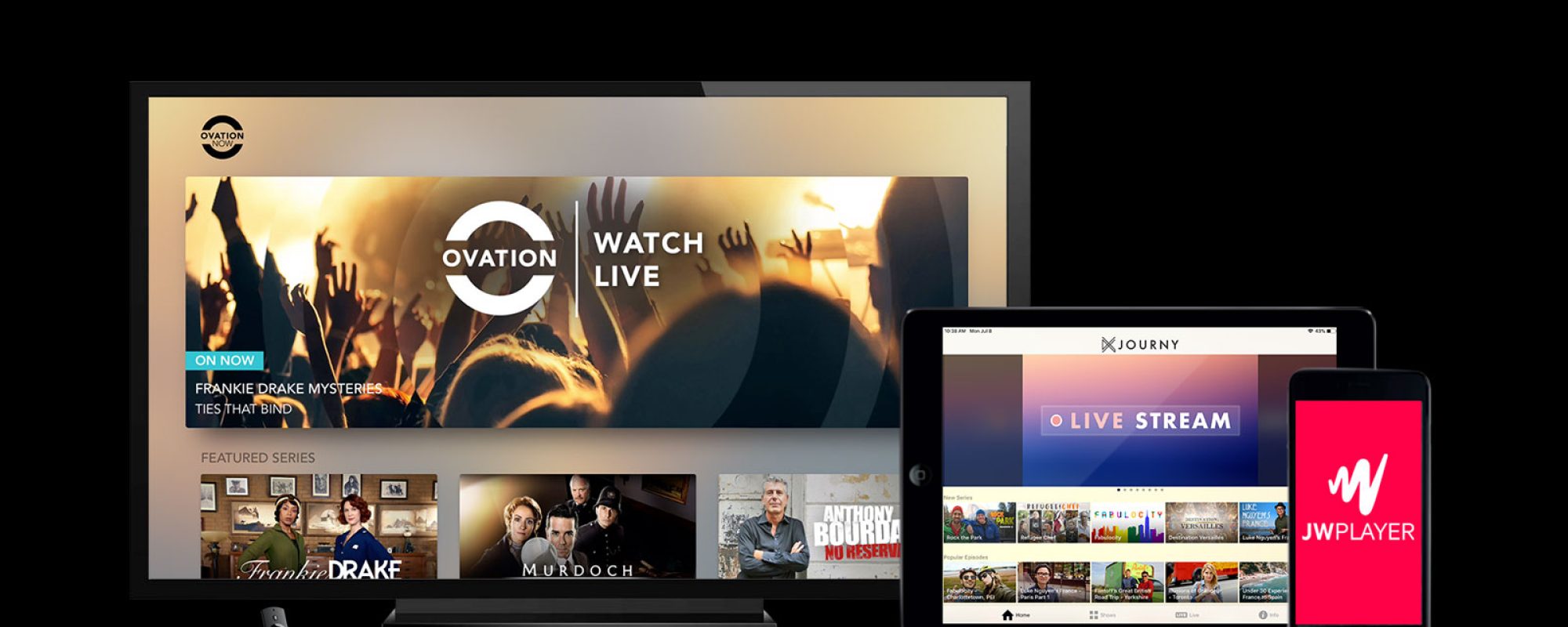 JW Player Partners with Ovation TV to Power its Video Strategy Across Every Screen